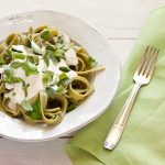 Low fat creamy Alfredo-style sauce, ready in five minutes! from Stephanie Weaver | Gluten-free, vegetarian, low-fat Low fat creamy Alfredo-style sauce, ready in five minutes! from Stephanie Weaver | Gluten-free, vegetarian, low-fat
