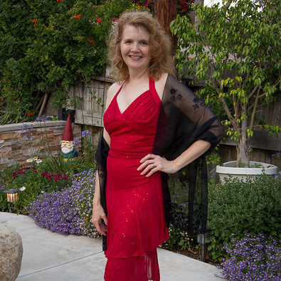 Red dress