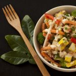 Rice Bowl Salad Asian Lime Cream Sauce Rice Bowl Salad Asian Lime Cream Sauce