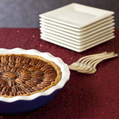 Healthy Chocolate Bourbon Pecan Pie