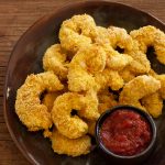 Baked Coconut Shrimp with Spicy Cocktail Sauce | Gluten-free, paleo | Recipe Renovator Baked Coconut Shrimp with Spicy Cocktail Sauce | Gluten-free, paleo | Recipe Renovator
