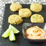 Salmon-chickpea sliders with sriracha-lime dipping sauce | Recipe Renovator | Gluten-free, migraine-friendly Salmon-chickpea sliders with sriracha-lime dipping sauce | Recipe Renovator | Gluten-free, migraine-friendly