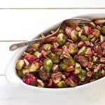 Roasted Brussels Sprouts with Fresh Cranberries and Toasted Pecans | Gluten-free, low-sodium, paleo | Recipe Renovator Roasted Brussels Sprouts with Fresh Cranberries and Toasted Pecans | Gluten-free, low-sodium, paleo | Recipe Renovator