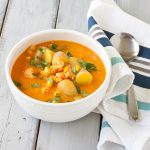 Langostino Chowder | Lobster chowder from Recipe Renovator. Gluten-free, soy-free, dairy-free. Delicious! Langostino Chowder | Lobster chowder from Recipe Renovator. Gluten-free, soy-free, dairy-free. Delicious!