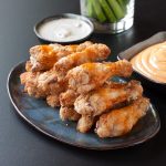 Baked hot wings with paleo dipping sauces from Recipe Renovator | Gluten-free, paleo, low-sugar, low-carb, gluten-free, low-sodium. Oh, and easy! Baked hot wings with paleo dipping sauces from Recipe Renovator | Gluten-free, paleo, low-sugar, low-carb, gluten-free, low-sodium. Oh, and easy!
