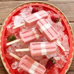 Strawberries and Cream Pops from Recipe Renovator | Luscious home-made frozen treats, super easy, with no added sugar Strawberries and Cream Pops from Recipe Renovator | Luscious home-made frozen treats, super easy, with no added sugar