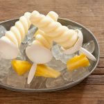 Pina Colada Pops from Recipe Renovator | The taste of Puerto Rico in a frozen treat. No added sugar and kid-friendly. Pina Colada Pops from Recipe Renovator | The taste of Puerto Rico in a frozen treat. No added sugar and kid-friendly.