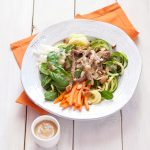 Pork Spring Roll Salad from Recipe Renovator, a great way to use up leftover pulled pork in a fresh, veg-forward salad! Pork Spring Roll Salad from Recipe Renovator, a great way to use up leftover pulled pork in a fresh, veg-forward salad!